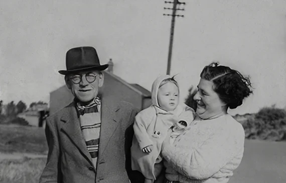 Restored photo, all the defects removed